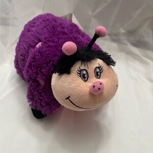 Pee-Wee Pillow Pets Purple Ladybug Plush Pillow